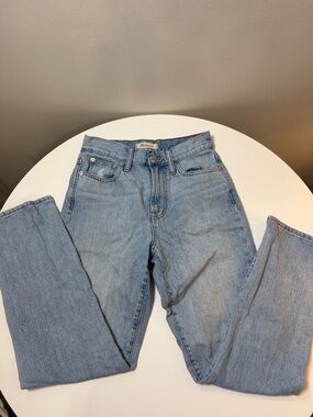 Madewell Classic Light Wash Straight-Leg Jeans